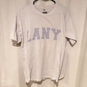 White LANY Band Tee